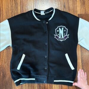 Zara x Wednesday Bomber Jacket 9/10